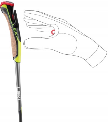 Kijki Nordic Walking LEKI Speed Pacer Lite 100cm