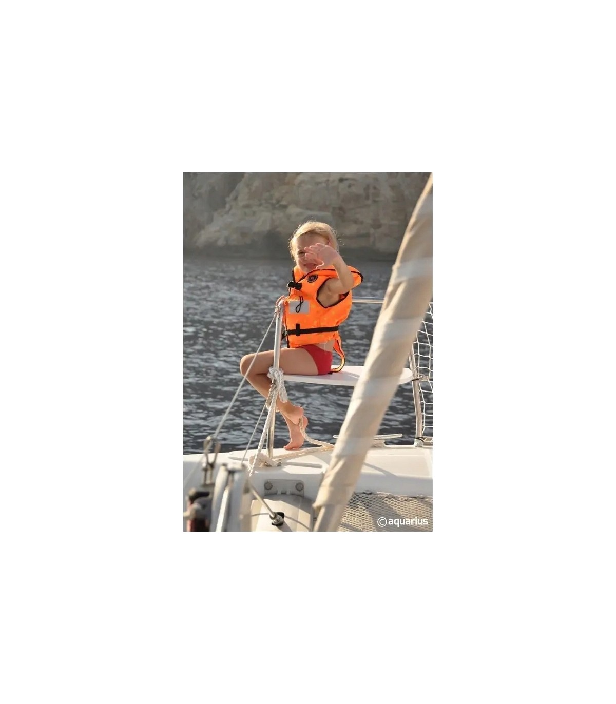 Kamizelka ratunkowa kapok do 15 kg kajak łódź AQUARIUS