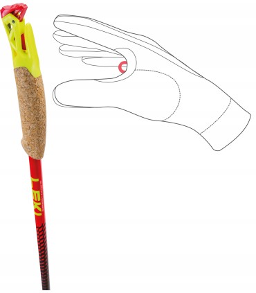 Kije kijki biegowe Trail Running Nordic Walking LEKI Vertical 135 cm