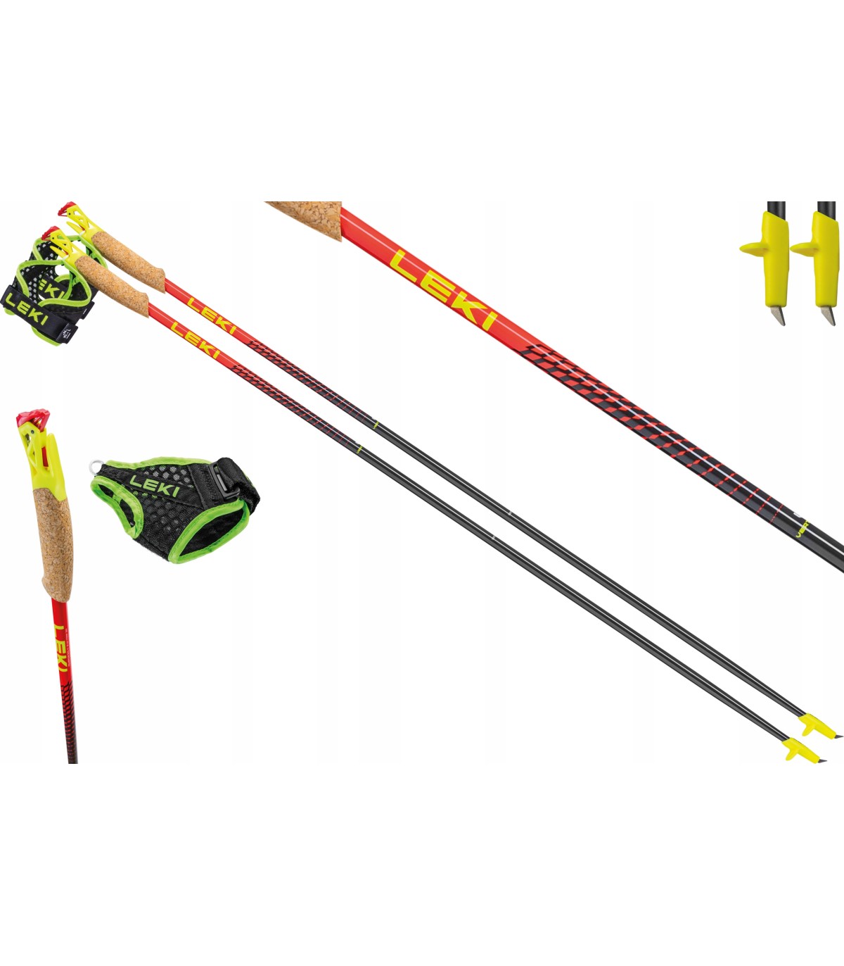 Kije kijki biegowe Trail Running Nordic Walking LEKI Vertical K 120 cm