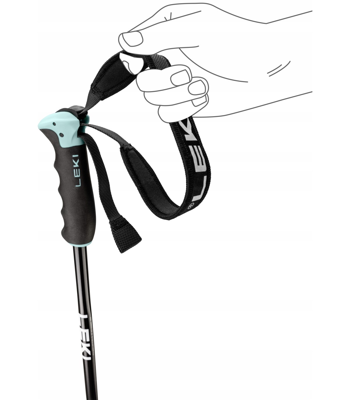 Kije kijki zjazdowe narciarskie LEKI Neolite Airfoil 65348281 110cm