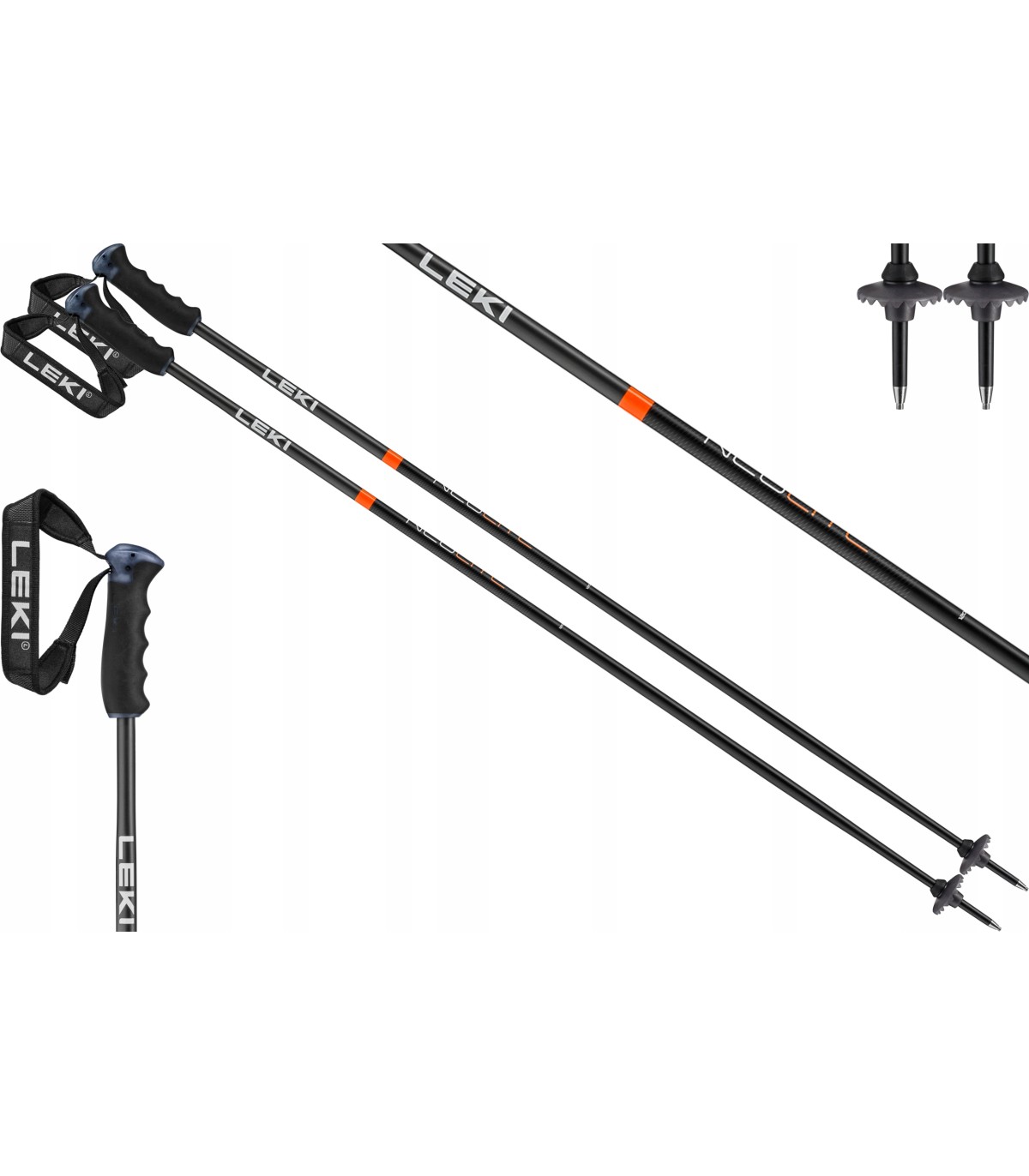 Kije kijki zjazdowe narciarskie LEKI Neolite Airfoil 65348241 125cm