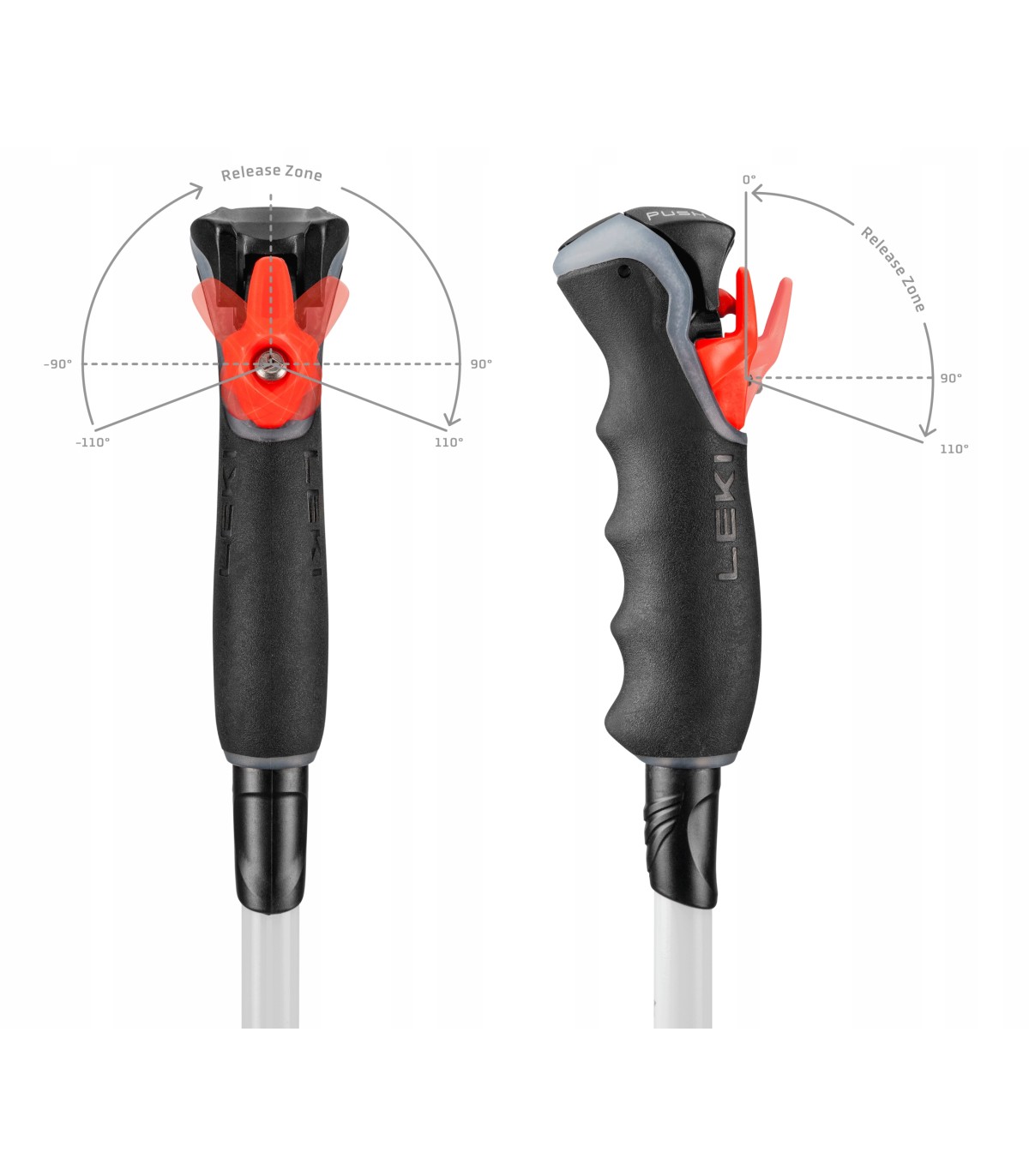 Kijki kije narciarskie zjazdowe LEKI CARBON 14 Trigger 3D 65368801 120cm