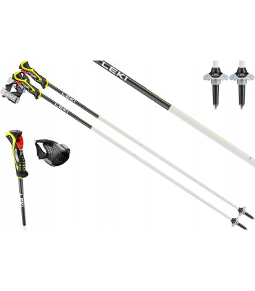 Kijki kije narciarskie zjazdowe LEKI Airfoil Trigger 3D 65367952 120cm