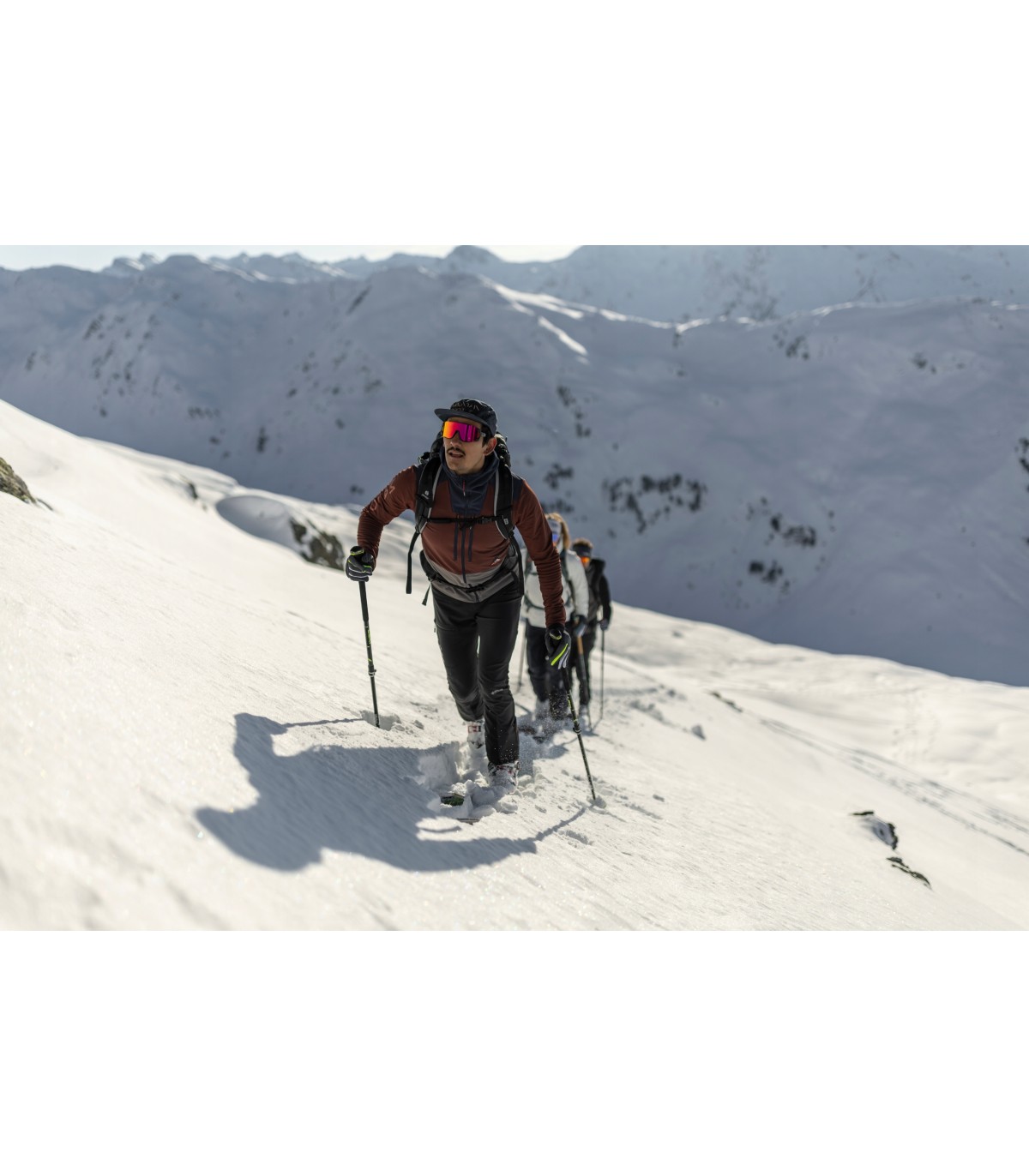 Kije kijki Skitourowe trekkingowe LEKI HAUTE ROUTE 2 65227401 110-150cm