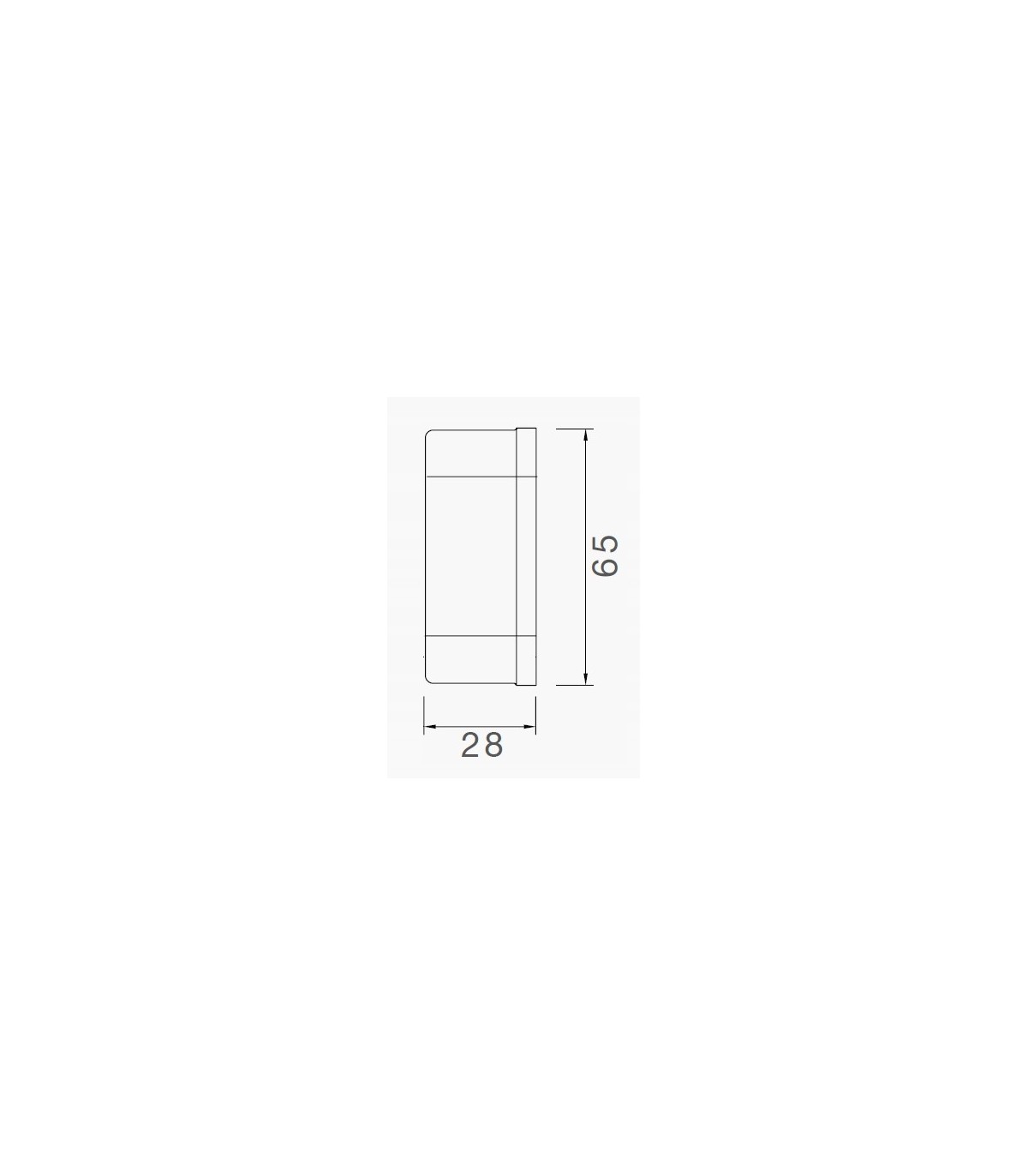 Lampa Aspöck obrysowa LED pomarańczowa przyczepy lewa / prawa Brenderup