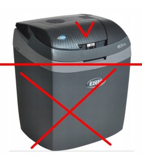 Pokrywa agregat peltier lodówki turystycznej EZETIL E3000 12V 24V 230V 23L