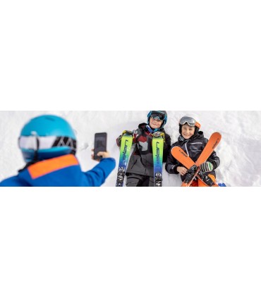Narty zjazdowe dziecięce ELAN RC WINGMAN junior Shift EL4.5 Waveflex 120cm