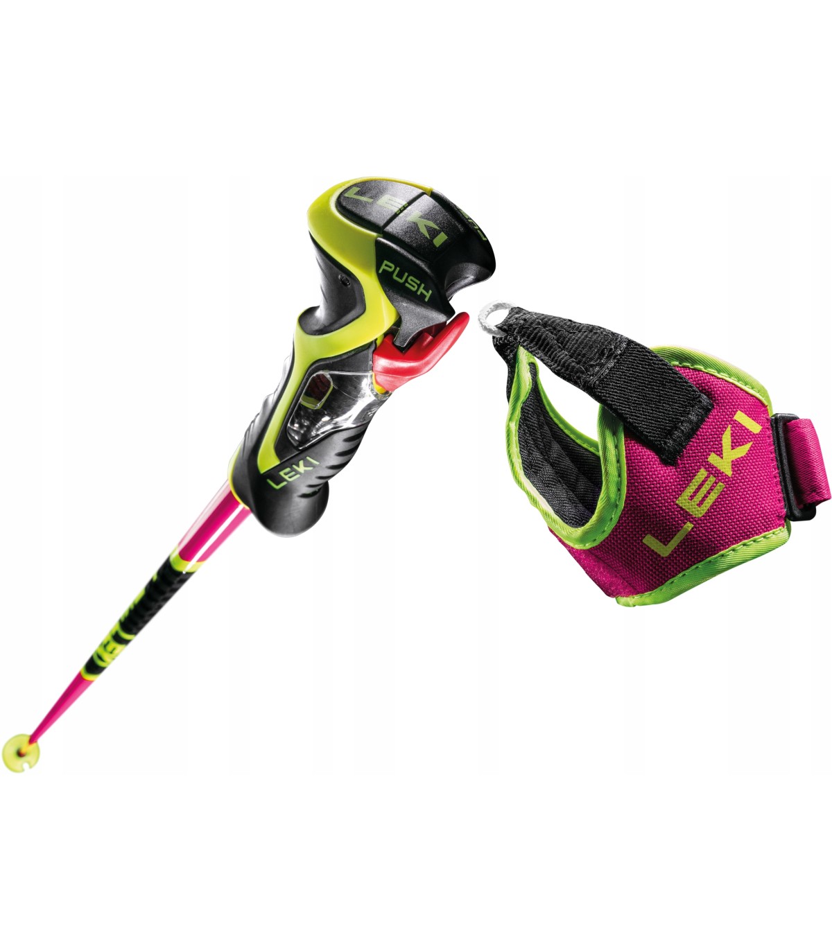 Kije zjazdowe kijki narciarskie slalom LEKI WORLDCUP TBS SL 3D 120cm