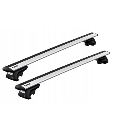 Bagażnik dachowy uniwersalny belki relingi Thule 7104 + WINGBAR EVO 127cm