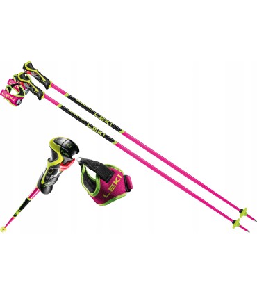Kije zjazdowe kijki narciarskie slalom LEKI WORLDCUP TBS SL 3D 115cm