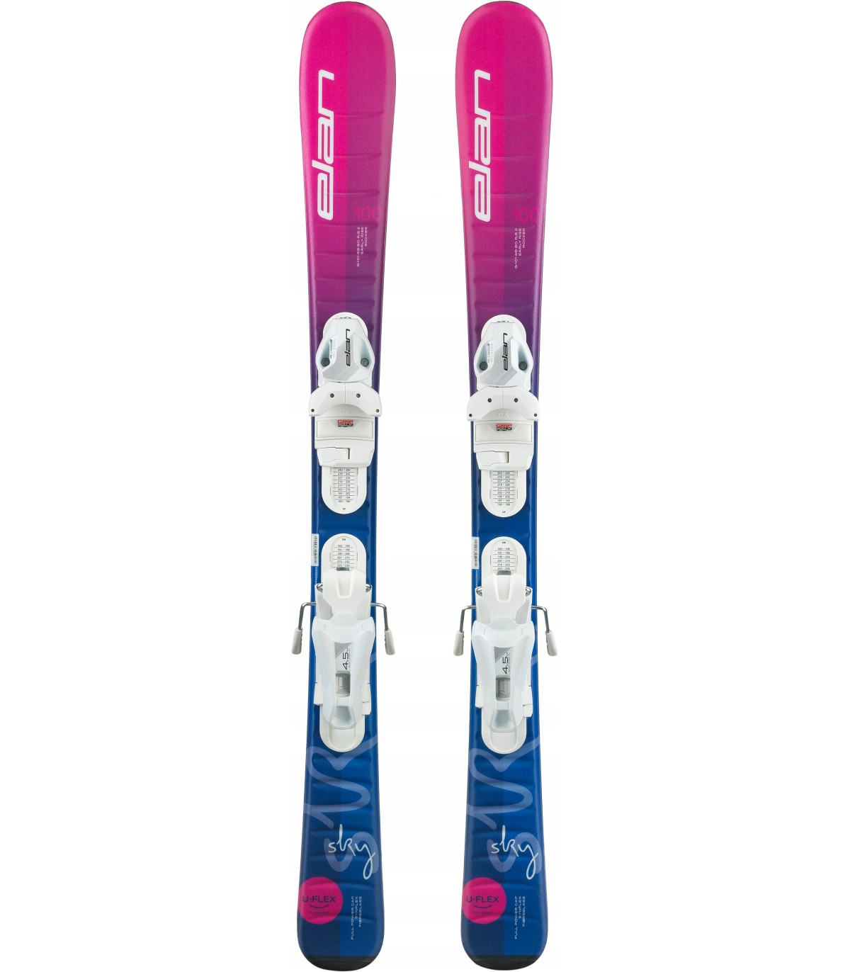 Narty dziecięce ELAN SKY Jrs 4.5 U-Flex 100cm 2023