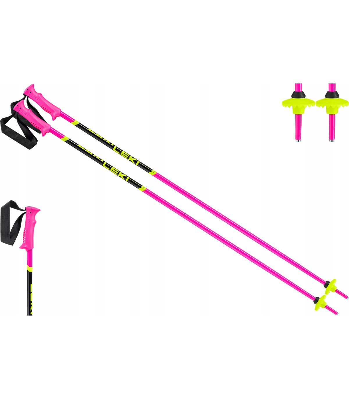 Kijki kije narciarskie dziecięce LEKI RACING KIDS 105cm 65344302