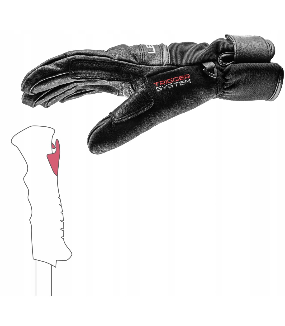 Rękawice rękawiczki narciarskie LEKI Lightning Trigger 3D 653806301 8.0