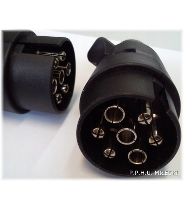 Wtyczka elektryczna 7 PIN BRINK DO haka przyczepki