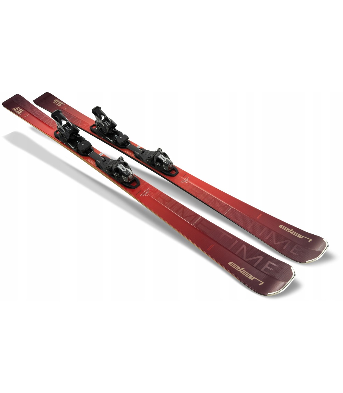 Narty zjazdowe testowe ELAN PRIMETIME 55+ 172cm EMX 12.0 Amphibio 2023/2024