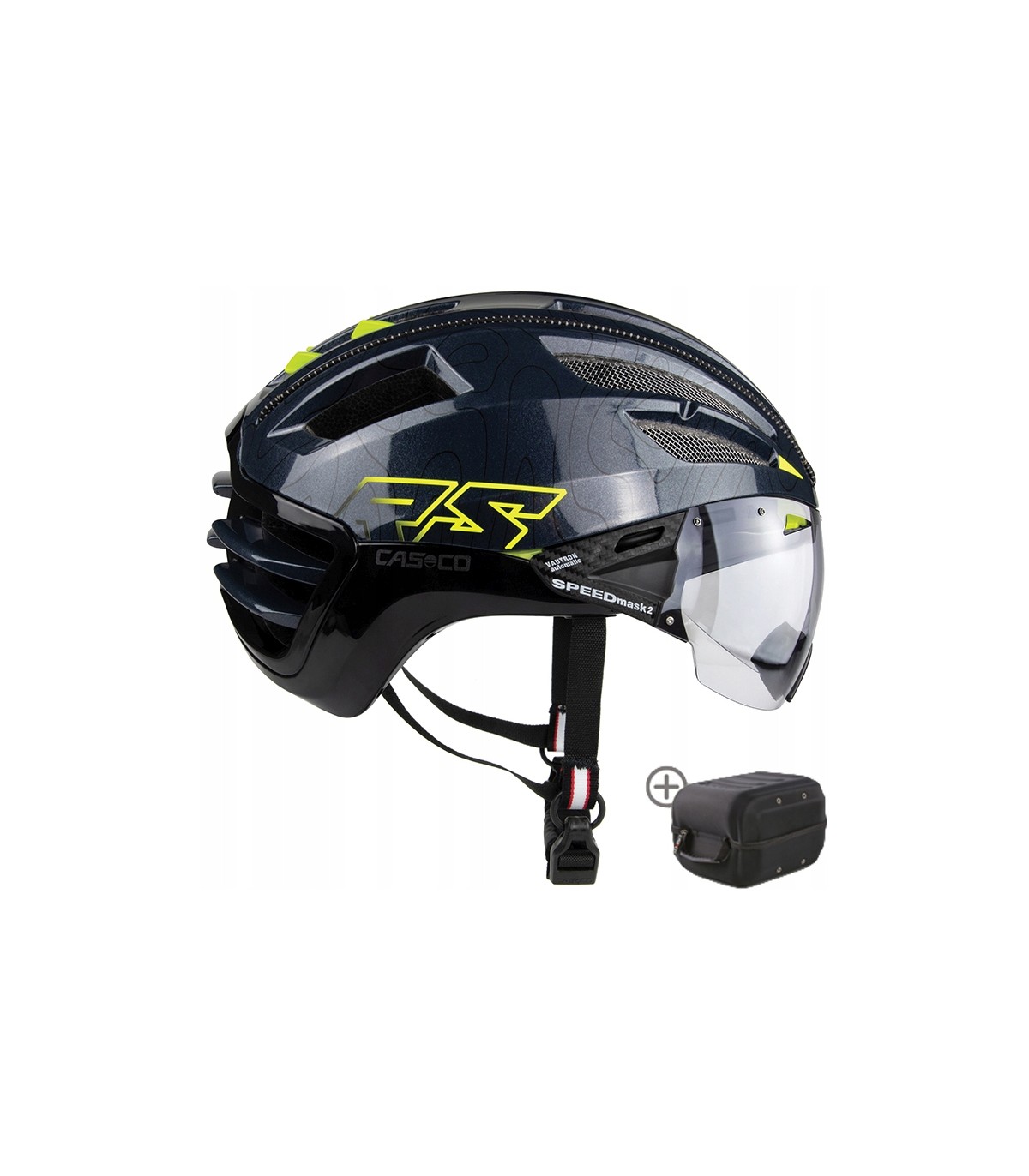 Kask rowerowy szosowy triathlonowy z szybą CASCO SPEEDairo 2 RS 59-62 (L)