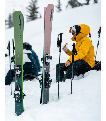 Kije kijki ski-tourowe freerideowe regulowane Elan TOUR CARBON ROD 110-140