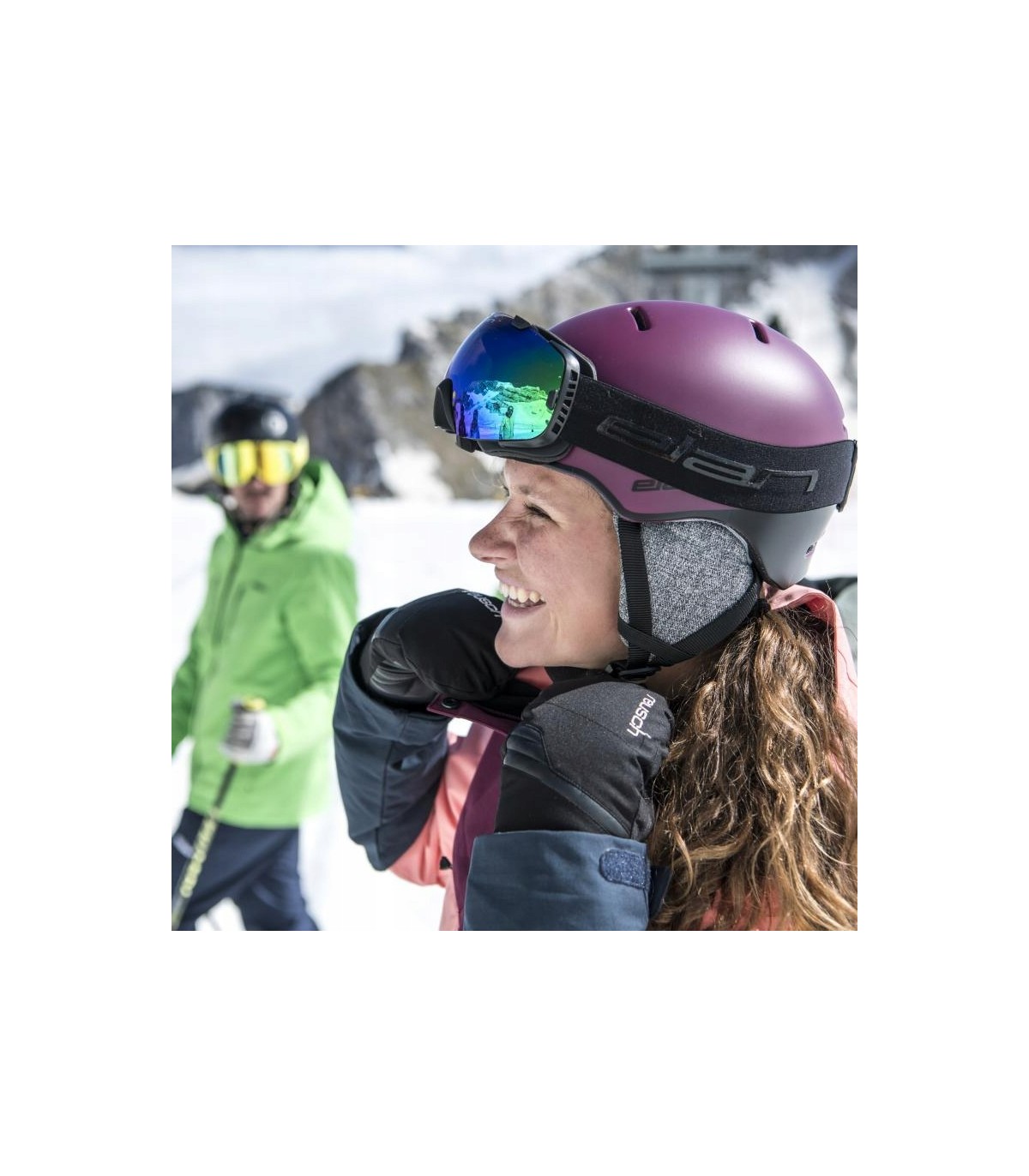 Kask narciarski snowboardowy ELAN IMPULSE MAROON 53-56