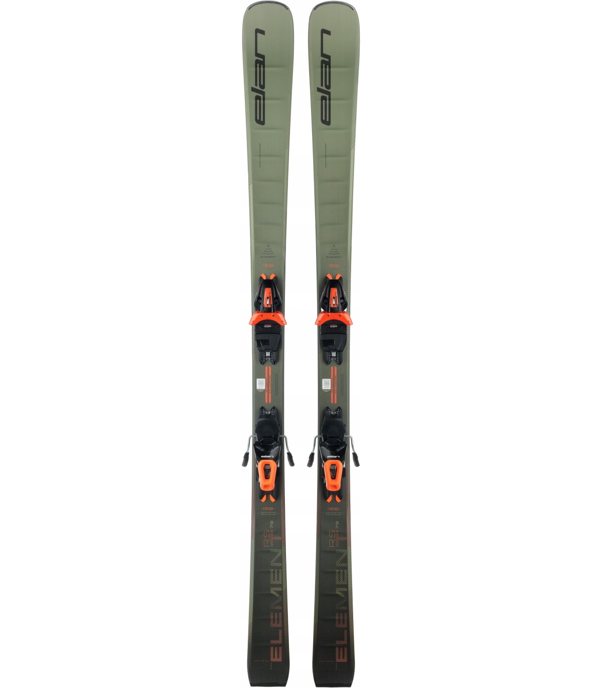 Narty zjazdowe AllMountain ELAN ELEMENT 78 RS 168 z wiązaniami EL10 2024/25