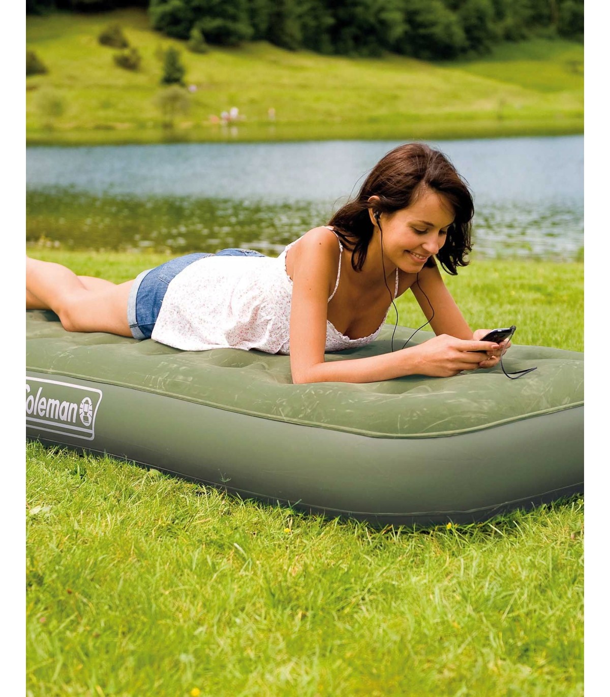 Materac jednoosobowy Coleman welurowy dł.188 szer.82 wys.22 cm WEJHEROWO