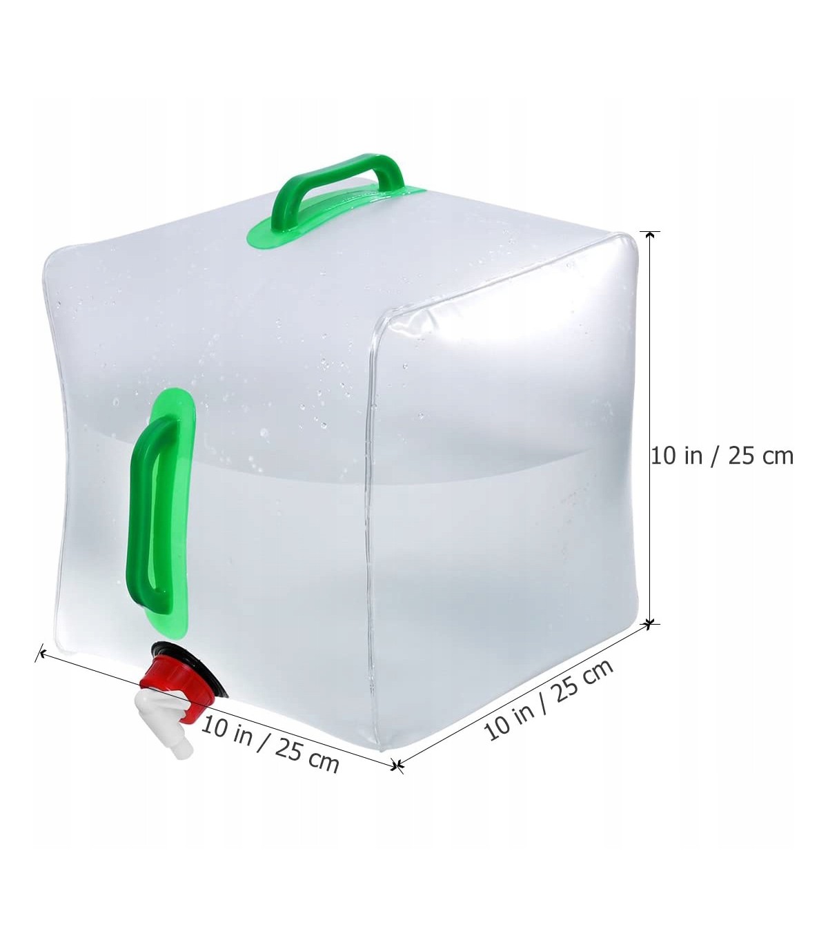 Kanister kempingowy turystyczny pojemnik na wodę składany baniak 20l