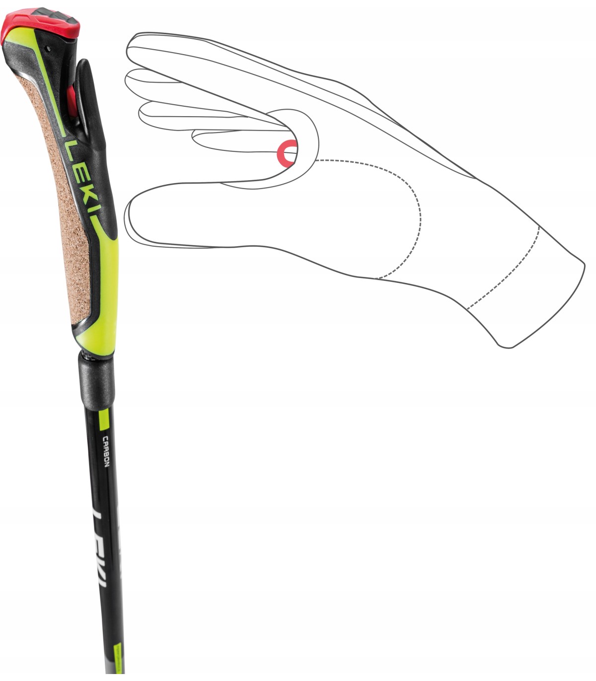 Kijki kije Nordic Walking LEKI Speed Pacer VARIO regulowany 110-120