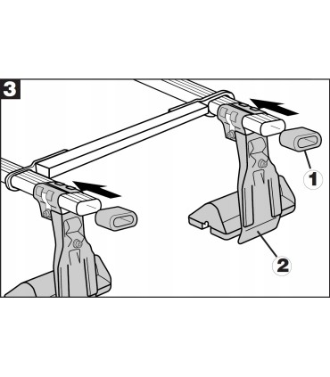 Adapter Adaptor 3D bagażnika Automaxi Mont Blanc