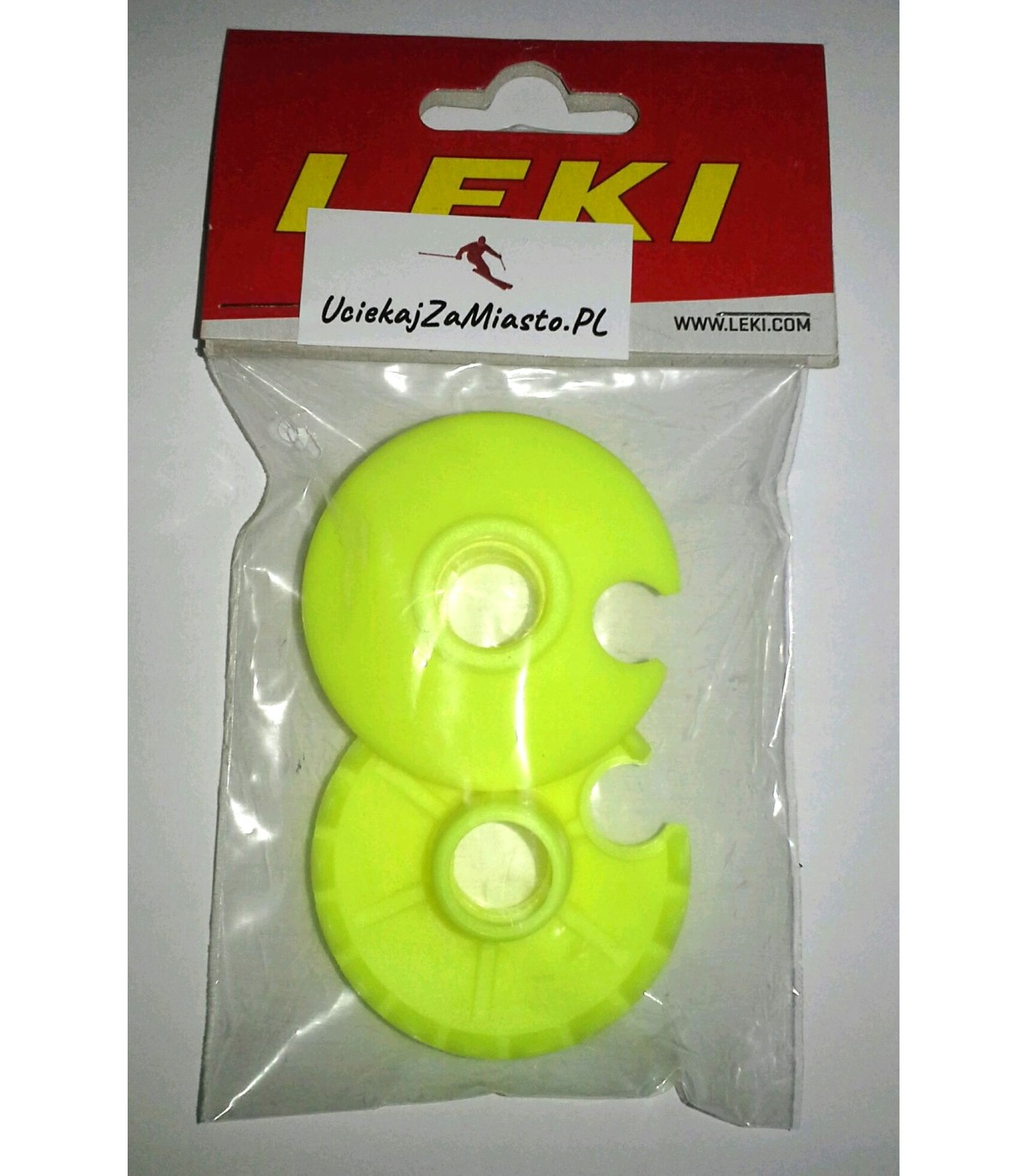 Talerzyki LEKI RACING SL YELLOW neon 856600112 2szt