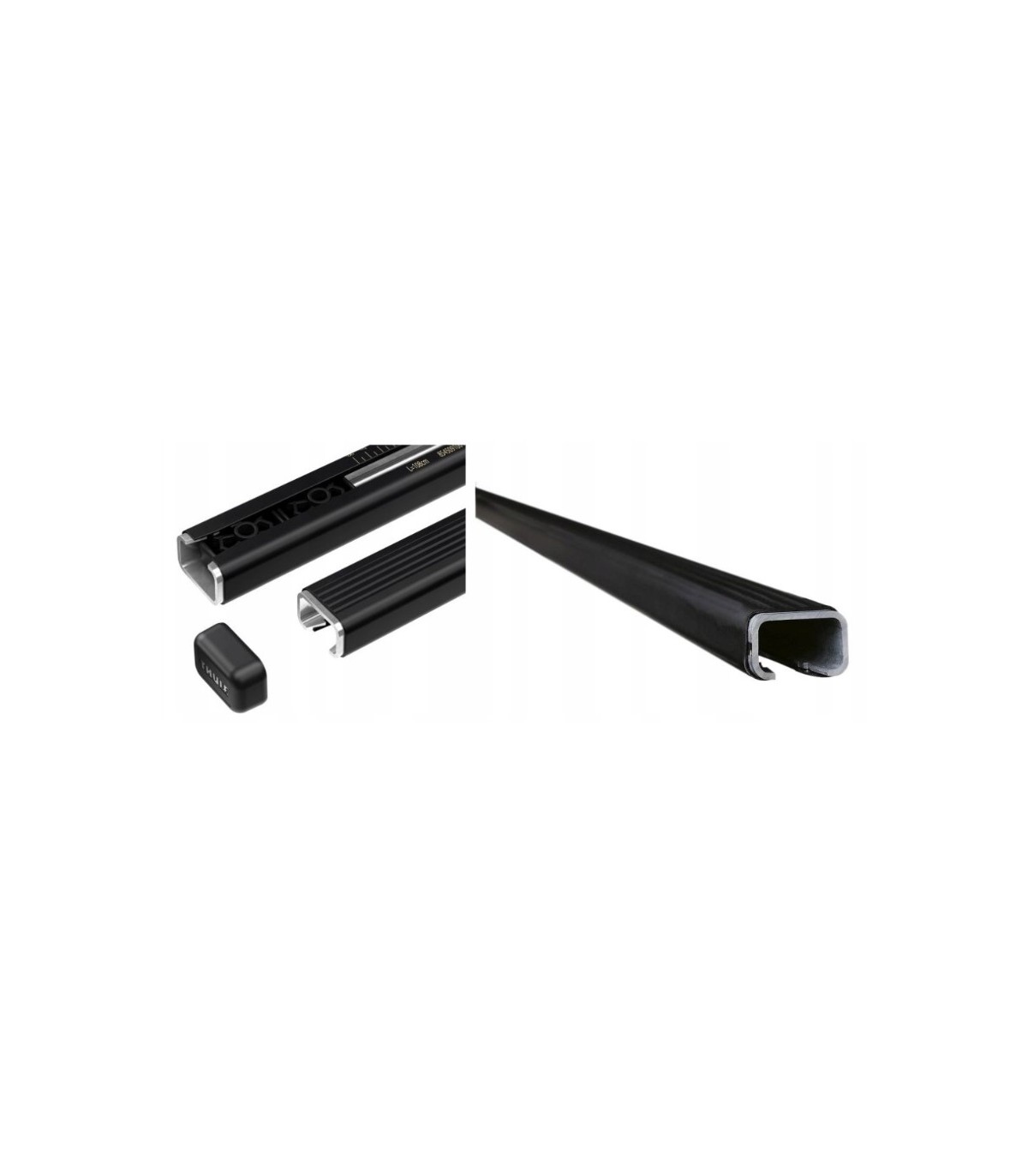Belki stalowe Thule SquareBar 127 cm czarne poprzeczne bagażnika dachowego