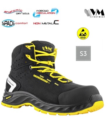 Obuwie robocze buty VM FOOTWEAR WISCONSIN S3 ESD SRC 45EU