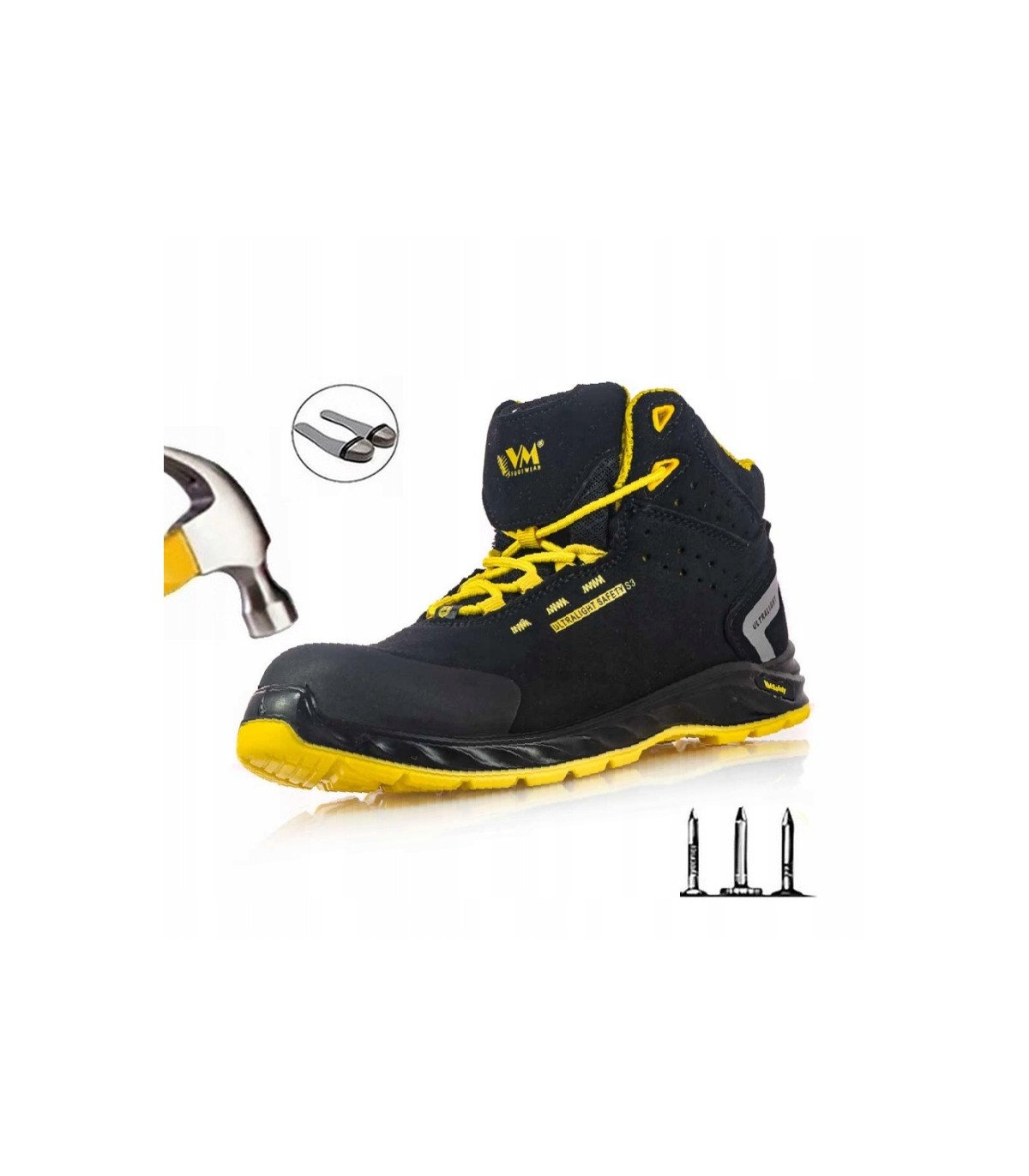 Obuwie robocze buty VM FOOTWEAR WISCONSIN S3 ESD SRC 44EU