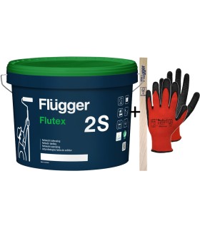 Farba do sufitów antyrefleksyjna Flügger Flugger Flutex 2S biała 10L