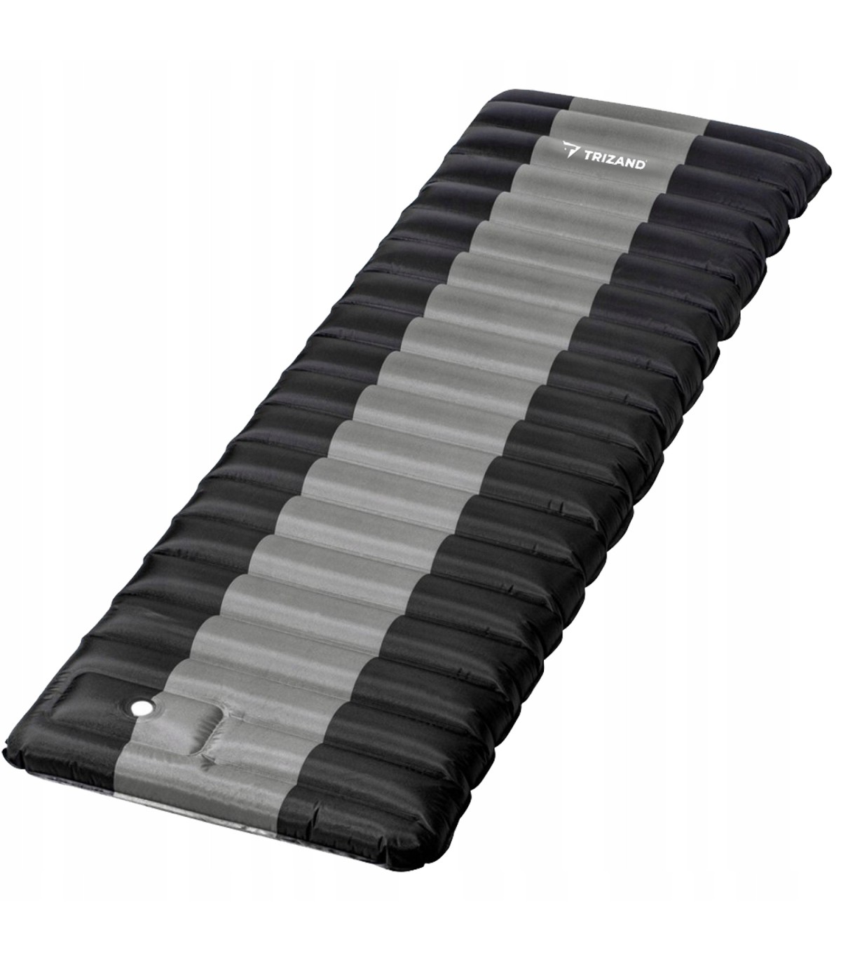 Materac dmuchany z pompką jednoosobowy turystyczny Trizand karimata biwak