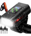 Lampka na Rower Rowerowa LED CREE 4T6 Tył Przód Zestaw lampek wodoodporne