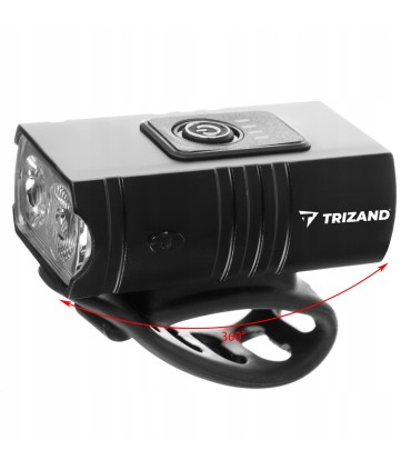 Lampka na Rower Rowerowa LED CREE 4T6 Tył Przód Zestaw lampek wodoodporne