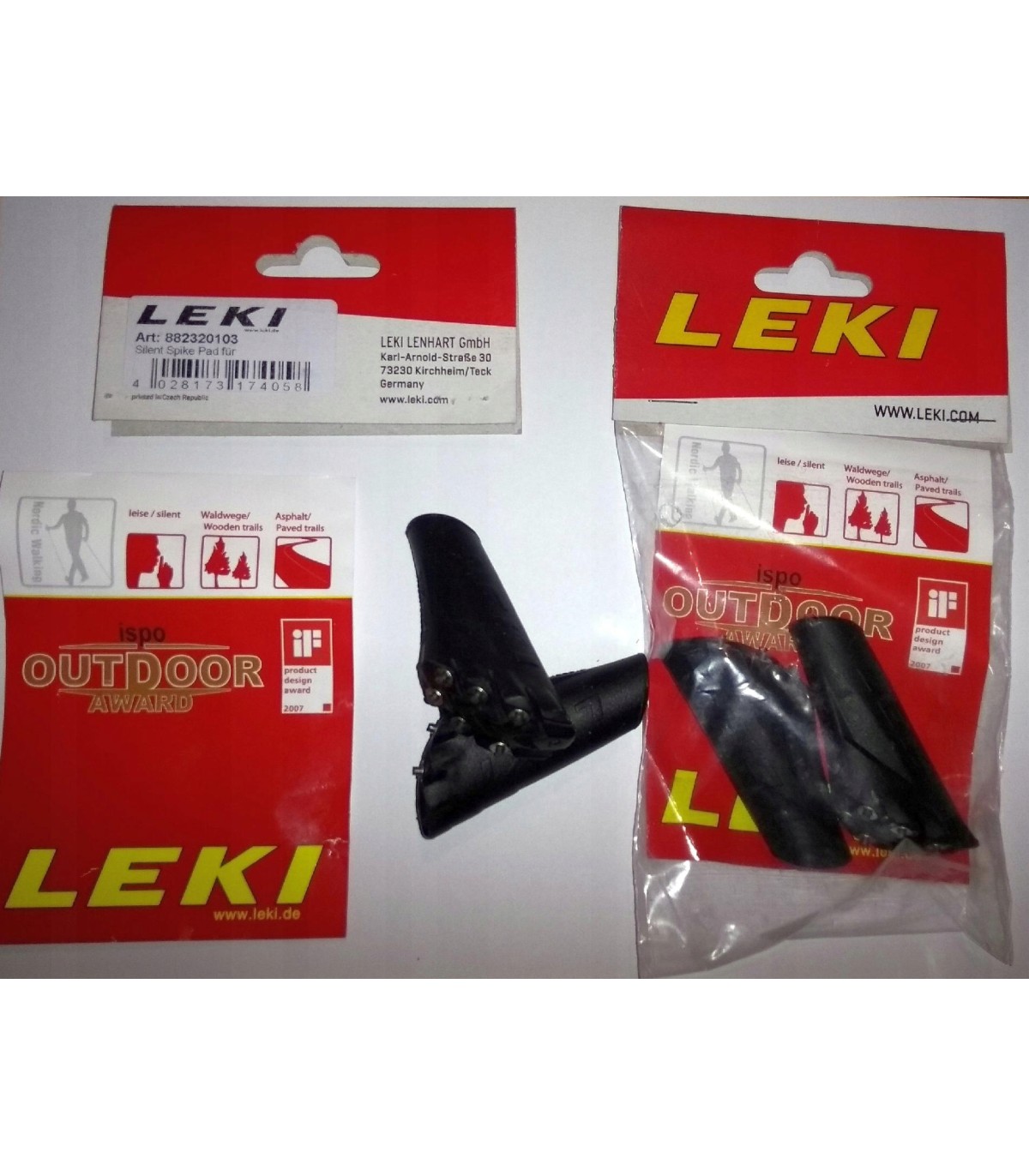 Nakładki LEKI Nordic Walking Silent Spike Pad NW