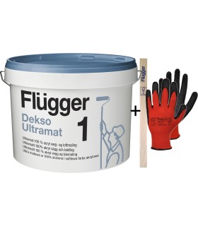 Farba do ścian i sufitów antyrefleksyjna Flugger Dekso 1 Ultramat 9,1L