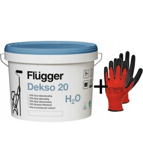 Farba do ścian pomieszczeń mokrych półmat Flügger Flugger Dekso 20 H2O 9,1L