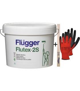 Farba do sufitów antyrefleksyjna Flügger Flugger Flutex 2S czarna 10L