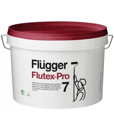 Farba biała z połyskiem do ścian ścienna Flügger Flugger Flutex PRO 7 2,8L