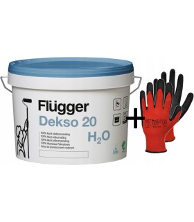 Farba do ścian pomieszczeń mokrych półmat Flügger Flugger Dekso 20 H2O 2,8L