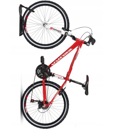 Wieszak na rower hulajnogę uniwersalny uchwyt rowerowy na ścianę hak do 25