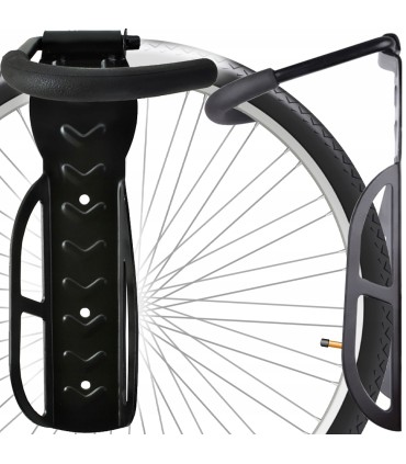 Wieszak na rower hulajnogę uniwersalny uchwyt rowerowy na ścianę hak do 25