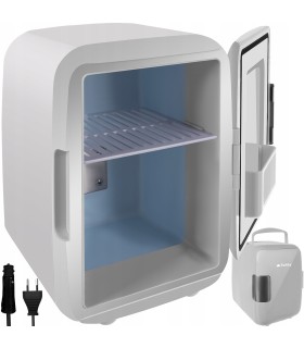 Lodówka turystyczna 2w1 podręczna 4L Podgrzewacz na lunch chłodzi napoje