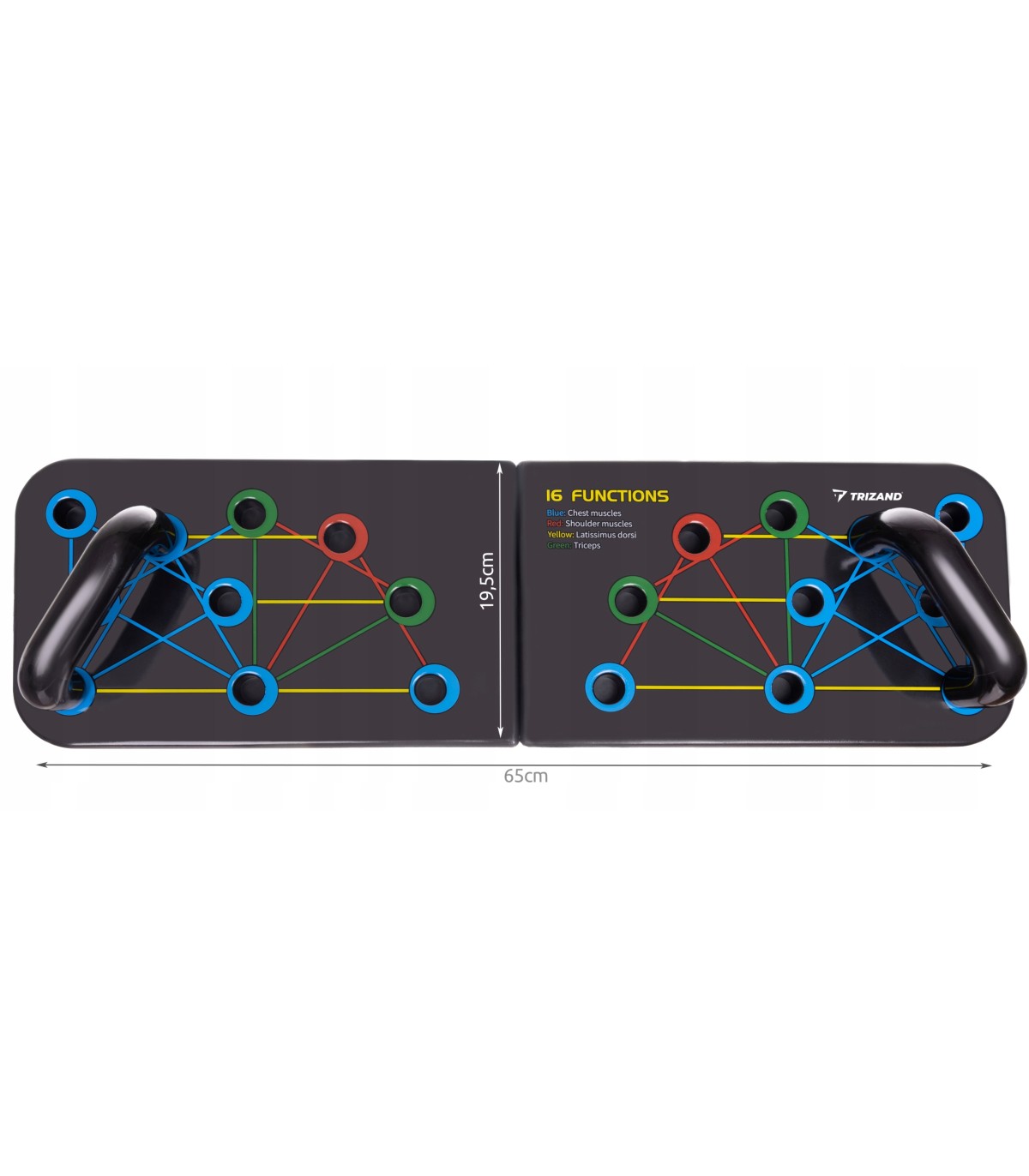 Deska Uchwyt do pompek 16w1 Push-up board Trening ćwiczenia mięśni siłownia