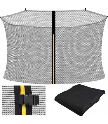 Wewnętrzna mocna siatka do trampoliny 404cm wytrzymała na zamek 8 słupków