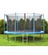 Wewnętrzna mocna siatka do trampoliny 404cm wytrzymała na zamek 8 słupków