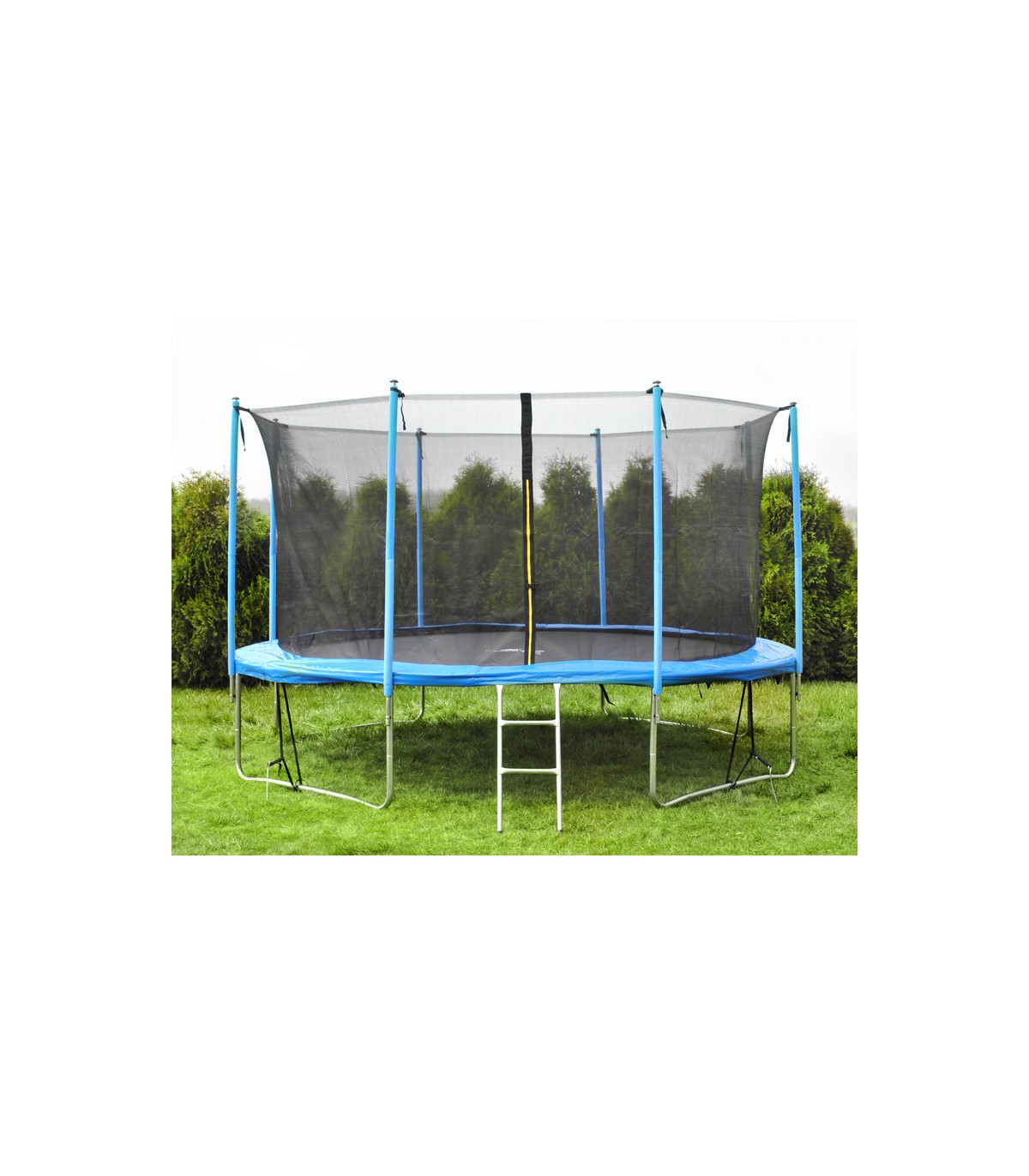 Wewnętrzna mocna siatka do trampoliny 404cm wytrzymała na zamek 8 słupków