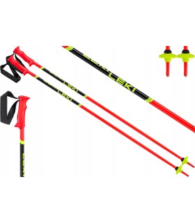 Kijki kije narciarskie zjazdowe dziecięce LEKI RACING KIDS 65344301 85cm